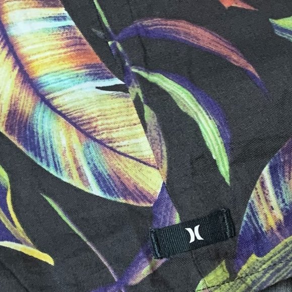 Hurley V-Neck Sleeveless Cotton Blend Floral Sundress - Picture 7 of 7